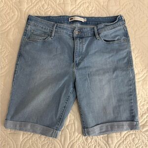 Levi's Light Blue Jean Shorts for Women Size 12